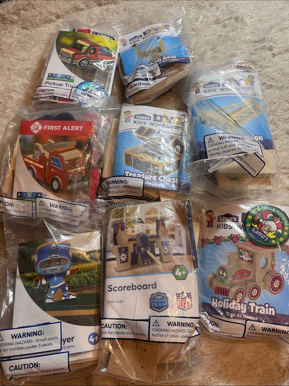 Lowes kid workshops, build sets new